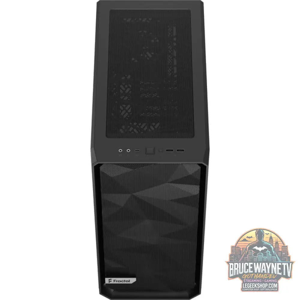 Fractal Design Meshify 2 Compact Black TG Dark Tint, Tower-Gehäuse - Fractal Design - vue 5