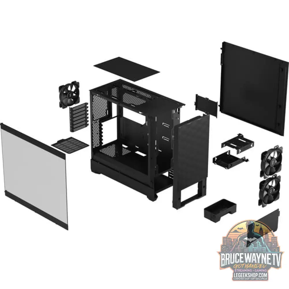 Fractal Design Pop Air Black TG Clear Tint, Tower-Gehäuse - Fractal Design - vue 12