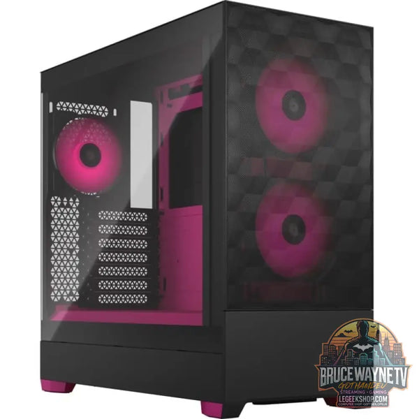 Fractal Design Pop Air RGB Magenta Core TG Clear Tint, Tower-Gehäuse - Fractal Design