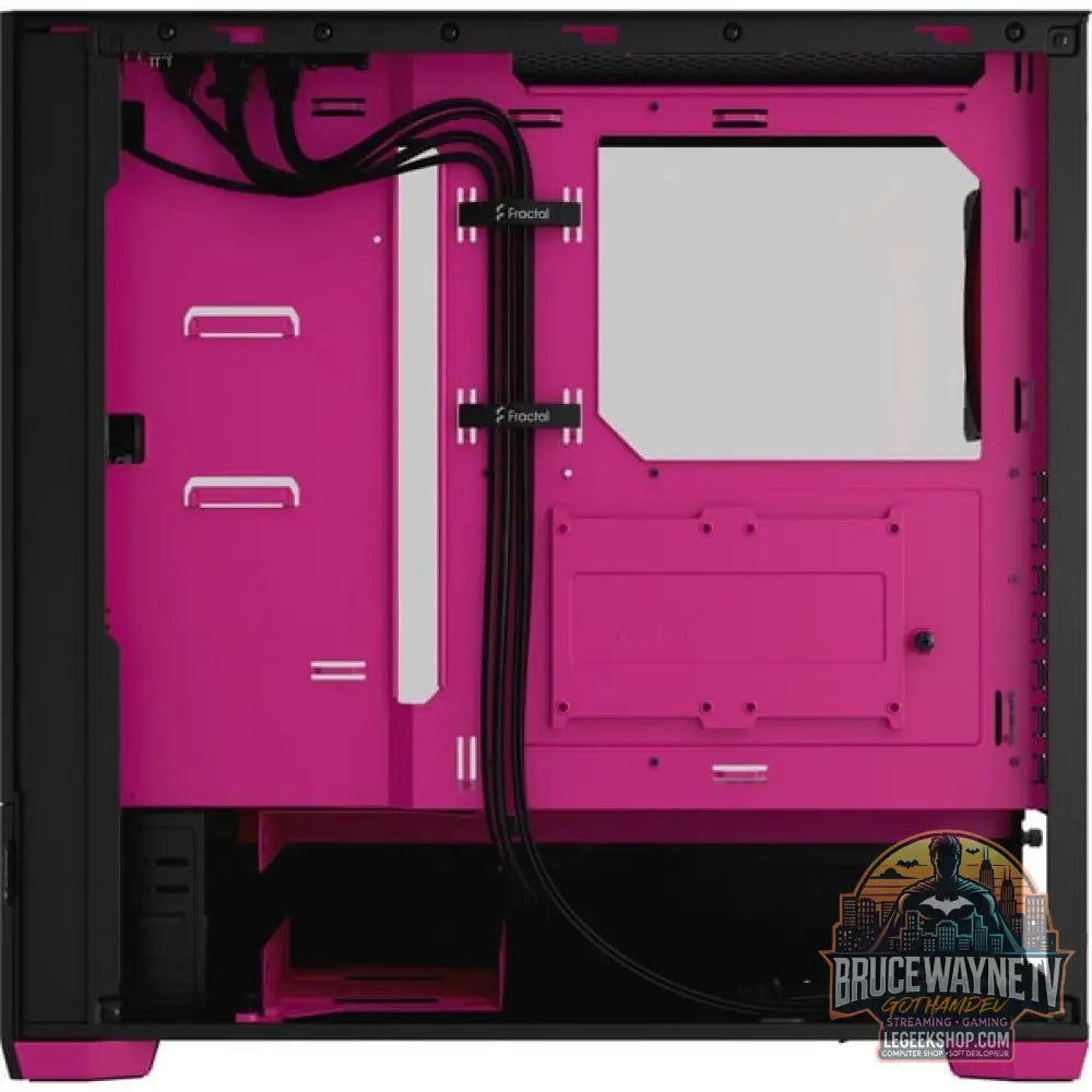 Fractal Design Pop Air RGB Magenta Core TG Clear Tint, Tower-Gehäuse - Fractal Design - vue 10