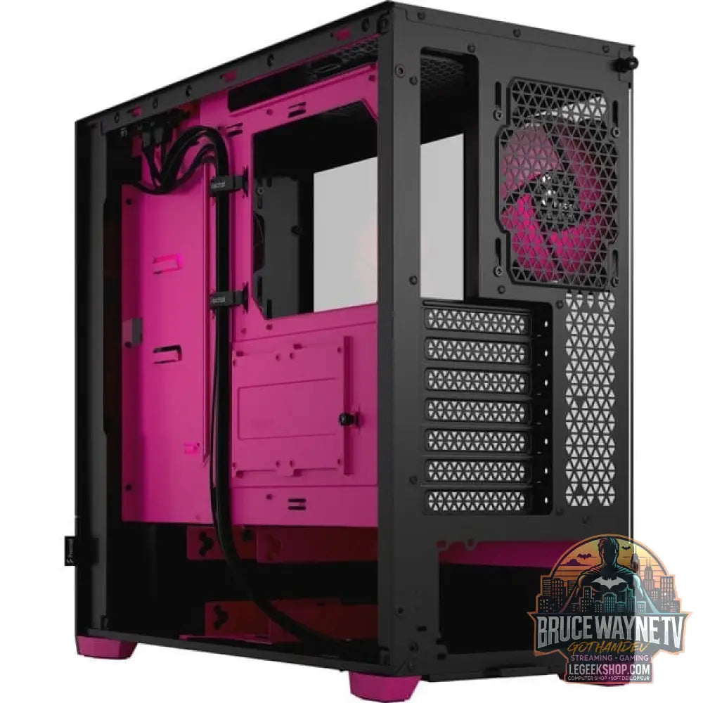 Fractal Design Pop Air RGB Magenta Core TG Clear Tint, Tower-Gehäuse - Fractal Design - vue 7