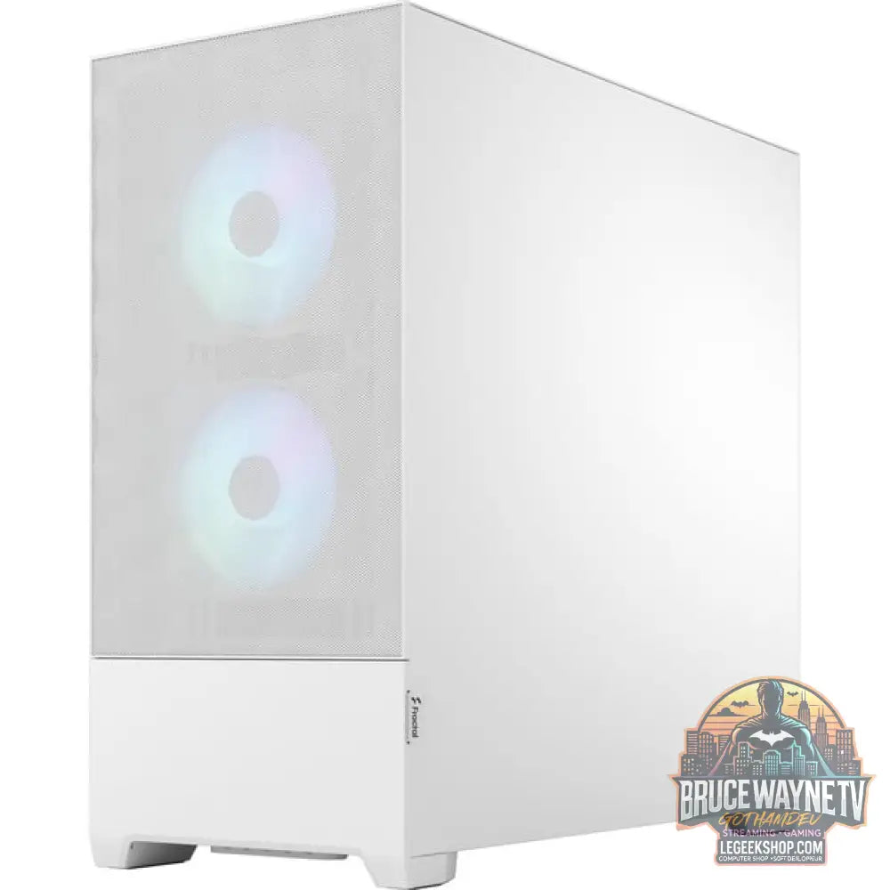 Fractal Design Pop Air RGB White TG Clear Tint, Tower-Gehäuse - Fractal Design - vue 5