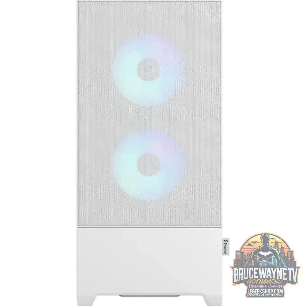 Fractal Design Pop Air RGB White TG Clear Tint, Tower-Gehäuse - Fractal Design - vue 3