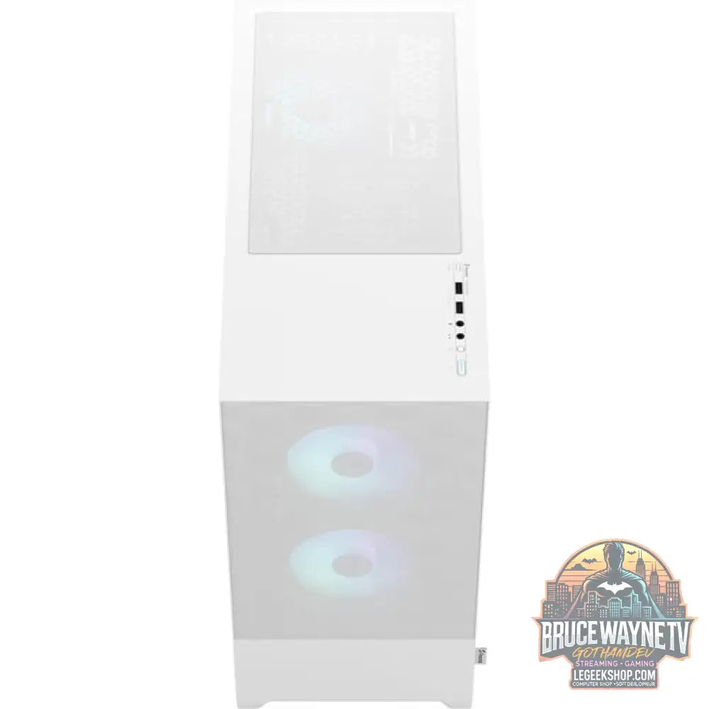 Fractal Design Pop Air RGB White TG Clear Tint, Tower-Gehäuse - Fractal Design - vue 4