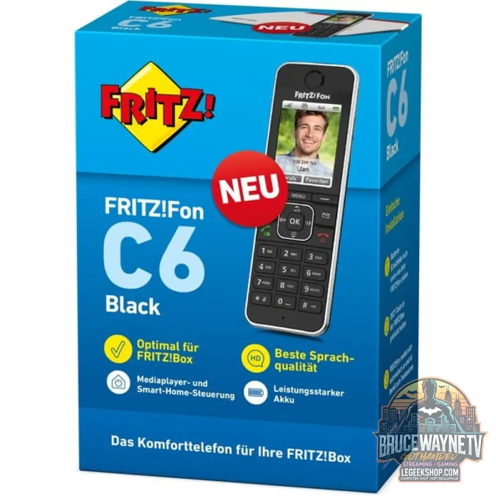 FRITZ! Fon C6, Mobilteil noir - FRITZ! - vue 4