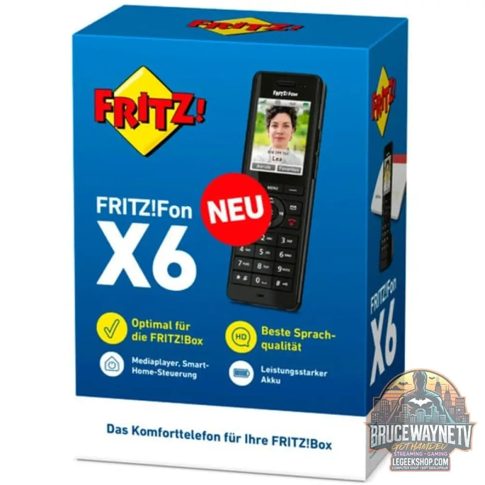 FRITZ! Fon X6, analoges Telefon noir - FRITZ! - vue 5