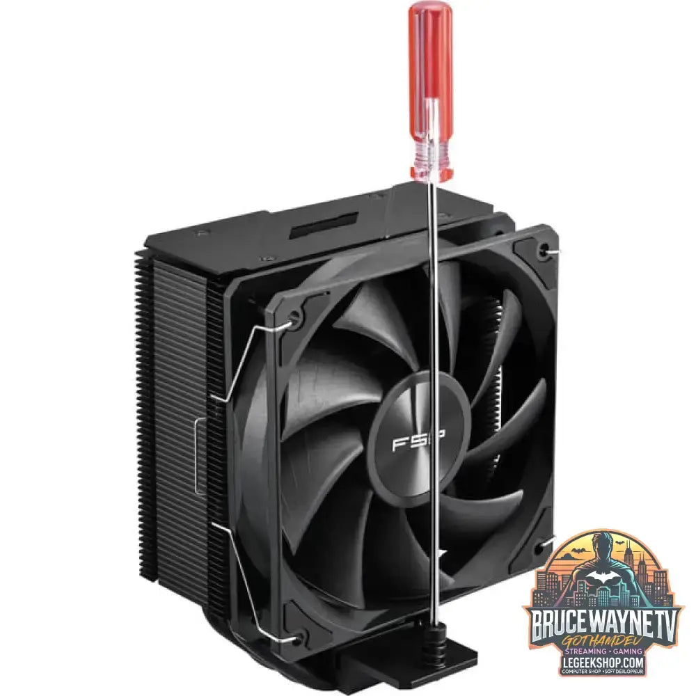 FSP NP5 BLACK, CPU-Kühler schwarz, 120 mm - FSP - vue 5