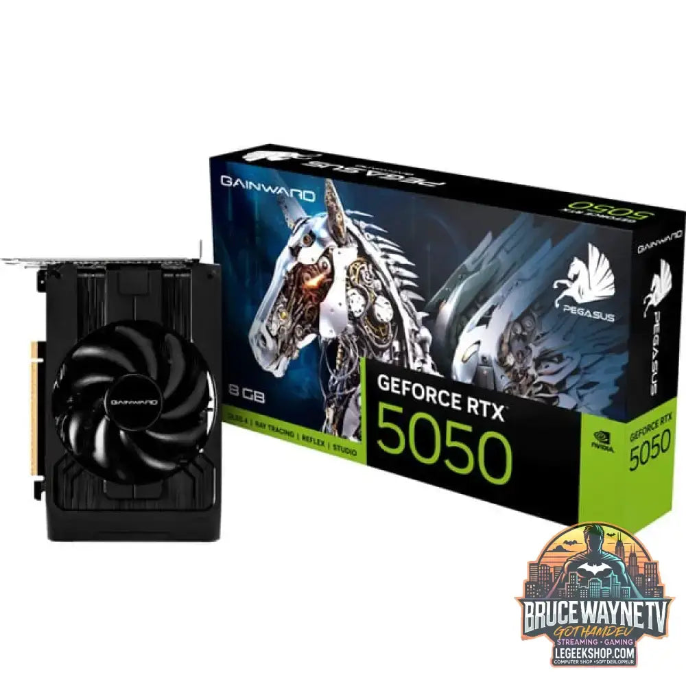 Gainward GeForce RTX 5050 Pegasus 8GB, carte graphique DLSS 4, 3x DisplayPort, 1x HDMI 2.1 - Gainward - vue 4
