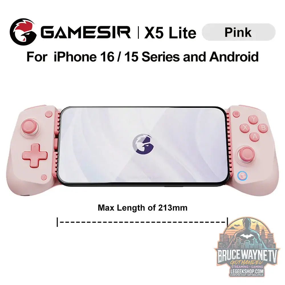 GameSir X5 Lite manettes de téléphone portable pour iPhone 16 15 série iPad Mini Android tablette contrôleur effet Hall