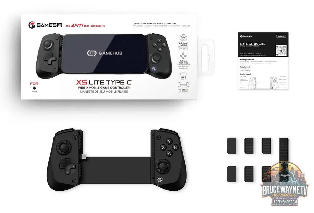 GameSir X5 Lite — produit geek, vue 14, LeGeekShop