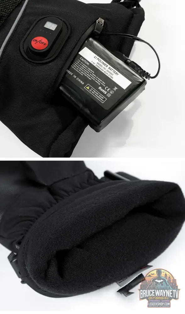 Gants Chauffants Outdoor Ski Vélo Batterie 7.4V - Gants Chauffants