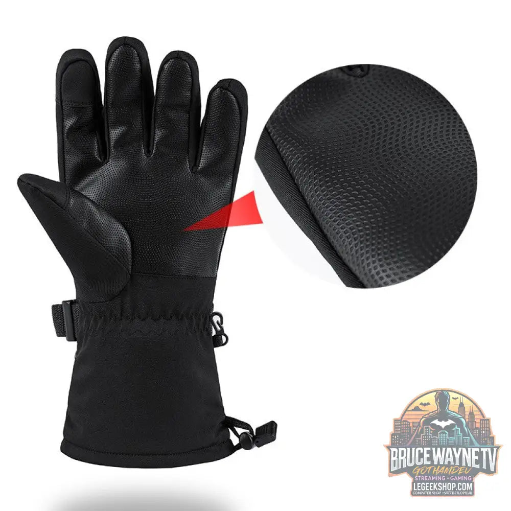Gants Chauffants Outdoor Ski Vélo Batterie 7.4V - Gants Chauffants