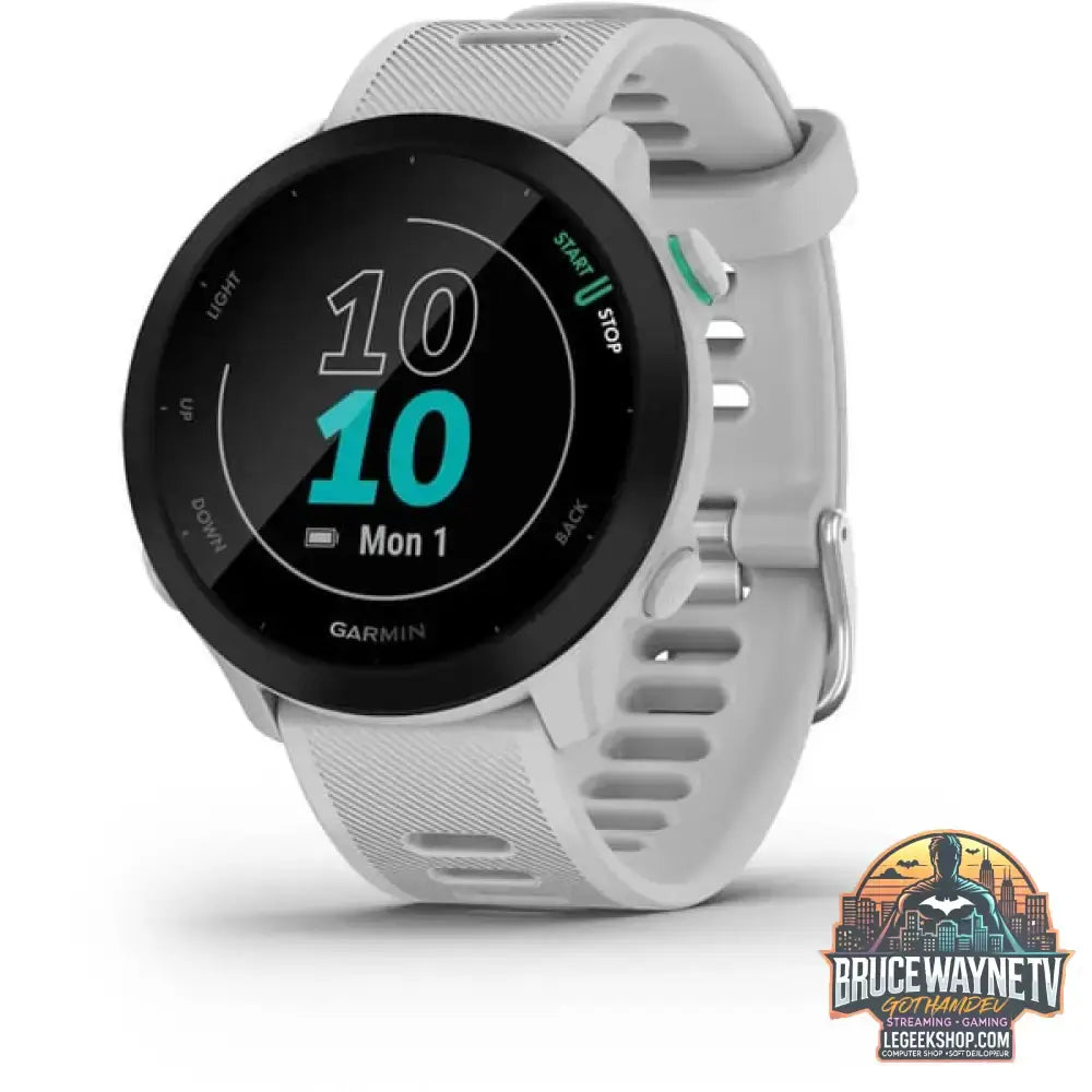Garmin Forerunner 55, Smartwatch hellgrau/schwarz, 42 mm, Silikon-Armband - Garmin - vue 6