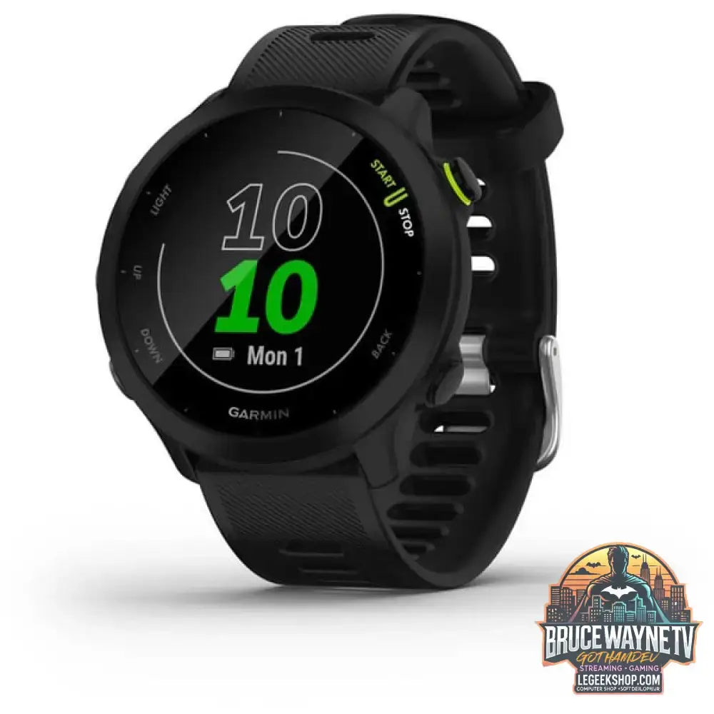 Garmin Forerunner 55, Smartwatch schwarz, 42 mm, Silikon-Armband - Garmin - vue 6
