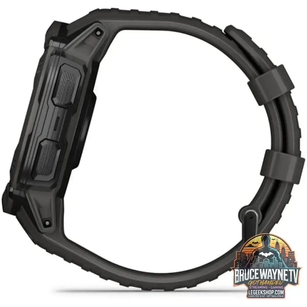 Garmin Instinct 2X Solar, Smartwatch dunkelgrau, 55 mm, Silikon-Armband - Garmin - vue 11