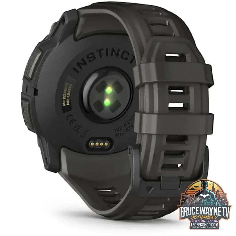 Garmin Instinct 3 - 50 mm, AMOLED, Smartwatch Black, Silikon-Armband - Garmin - vue 15