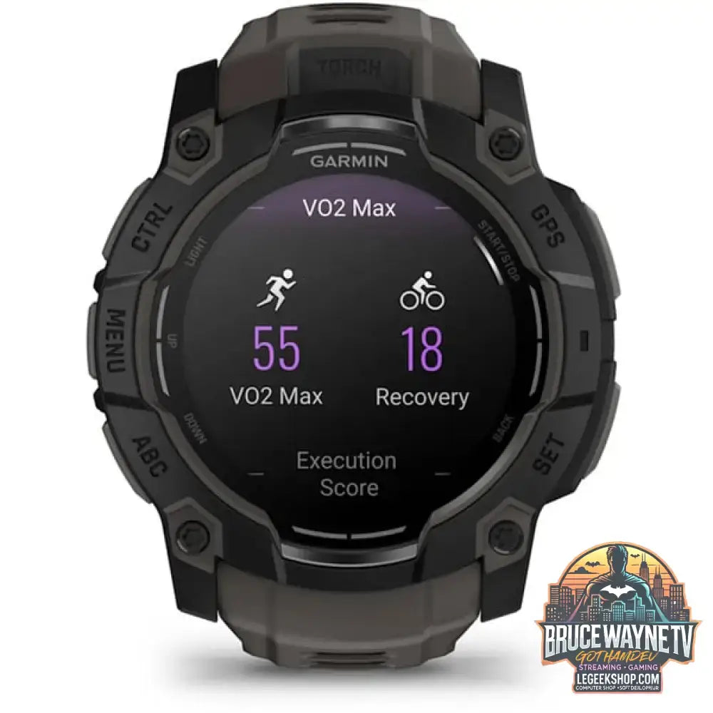 Garmin Instinct 3 - 50 mm, AMOLED, Smartwatch Black, Silikon-Armband - Garmin - vue 11