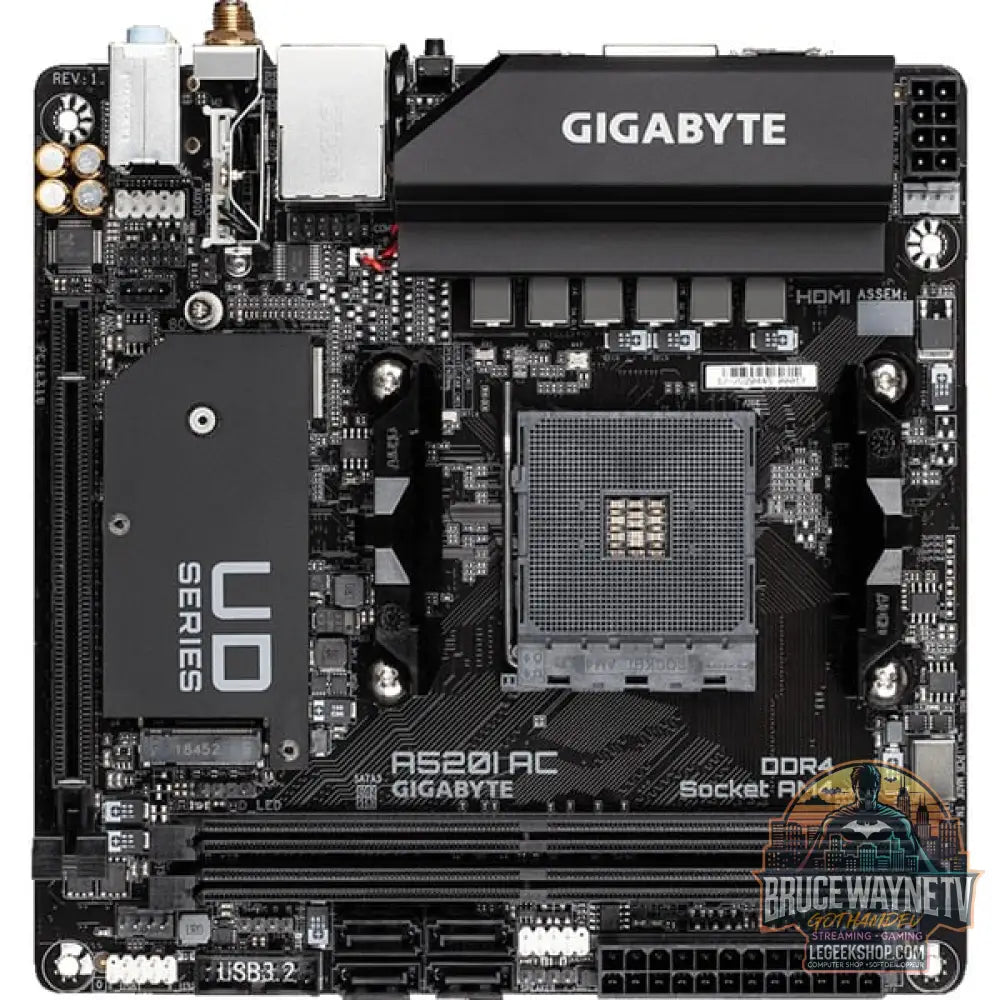 GIGABYTE A520I AC, carte mère - GIGABYTE - vue 2
