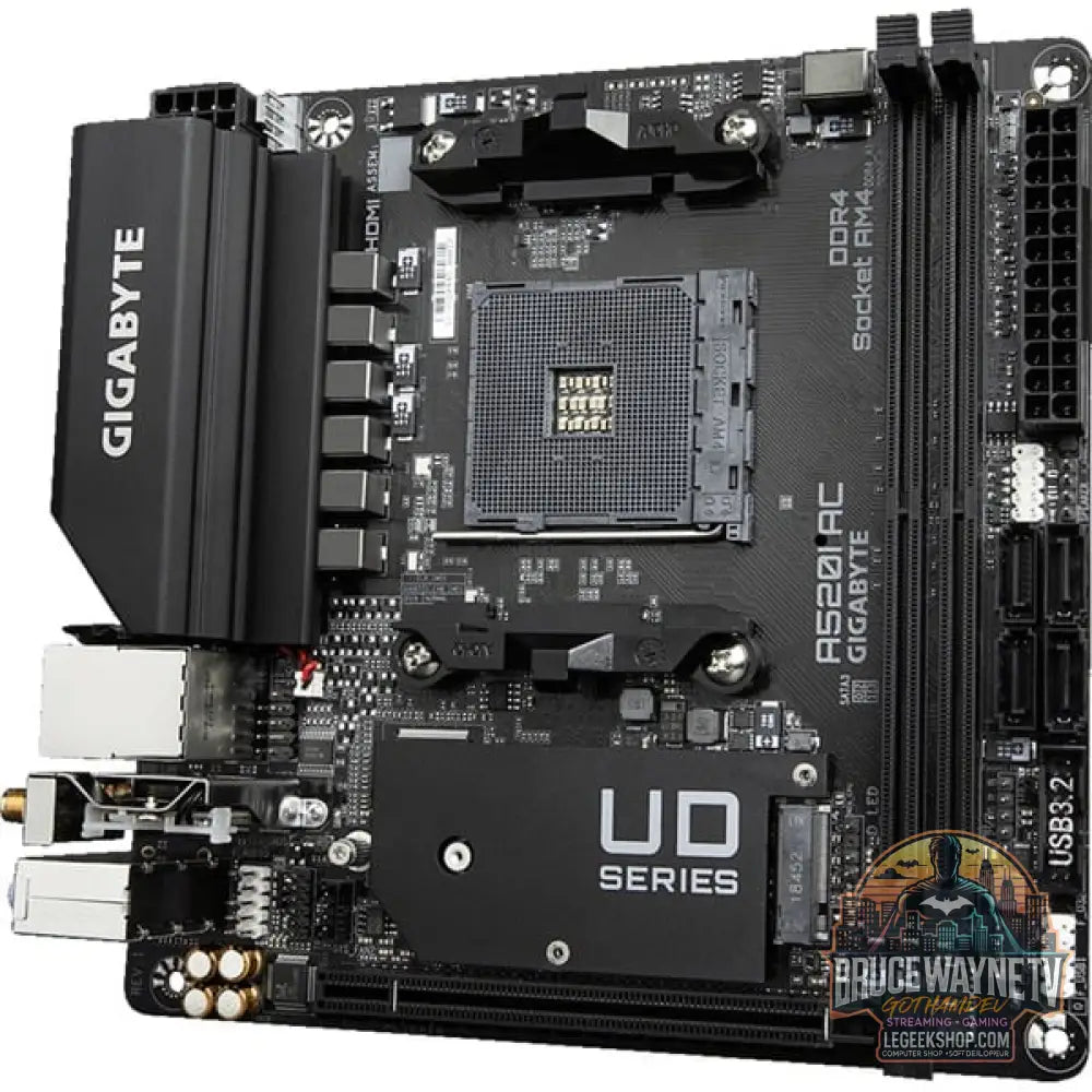 GIGABYTE A520I AC, carte mère - GIGABYTE - vue 4