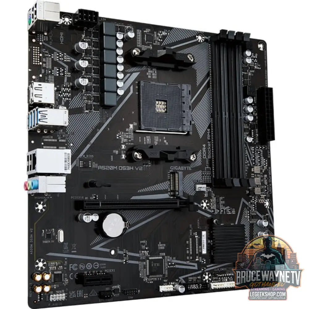 GIGABYTE A520M DS3H V2, carte mère - GIGABYTE - vue 2