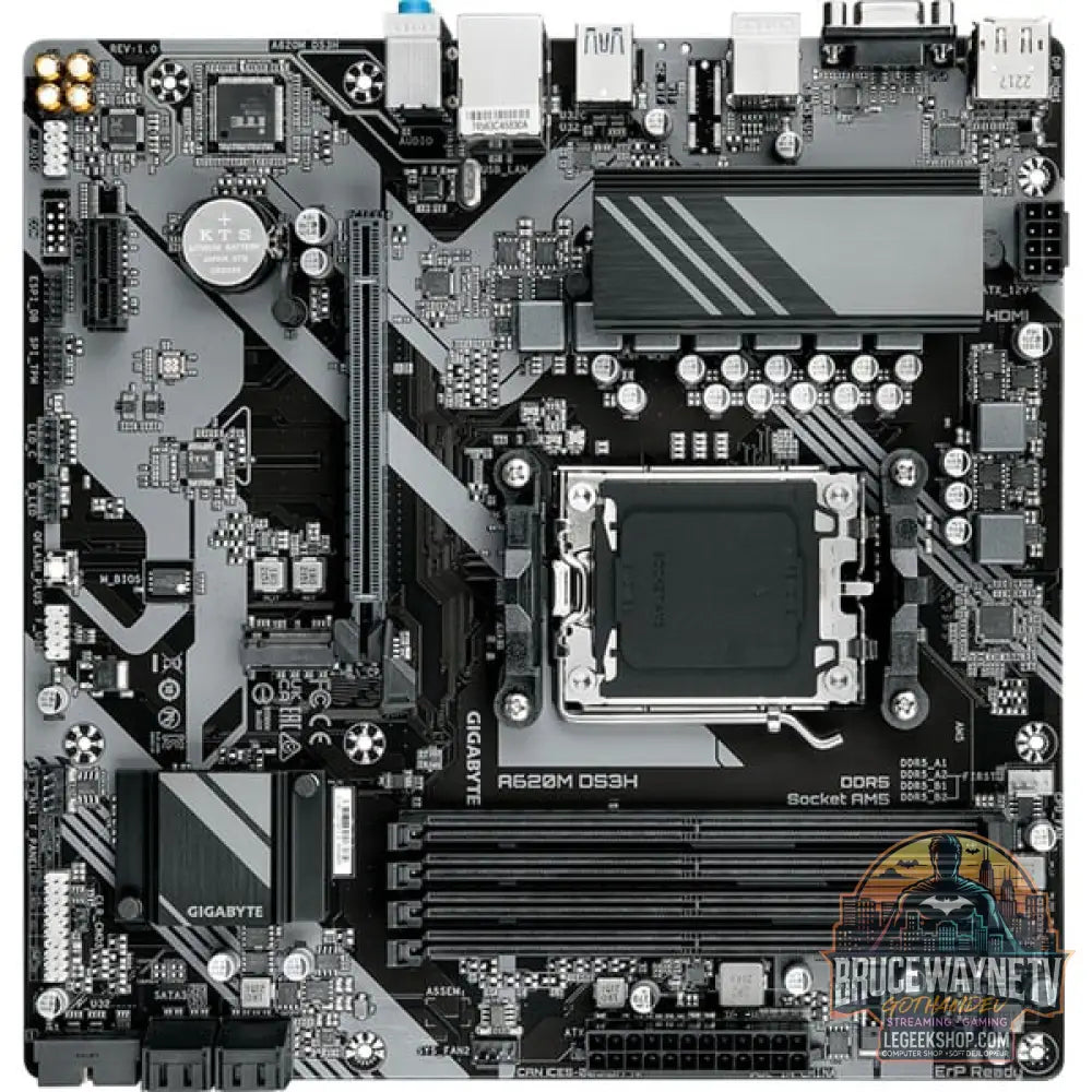 GIGABYTE A620M DS3H, carte mère - GIGABYTE - vue 2