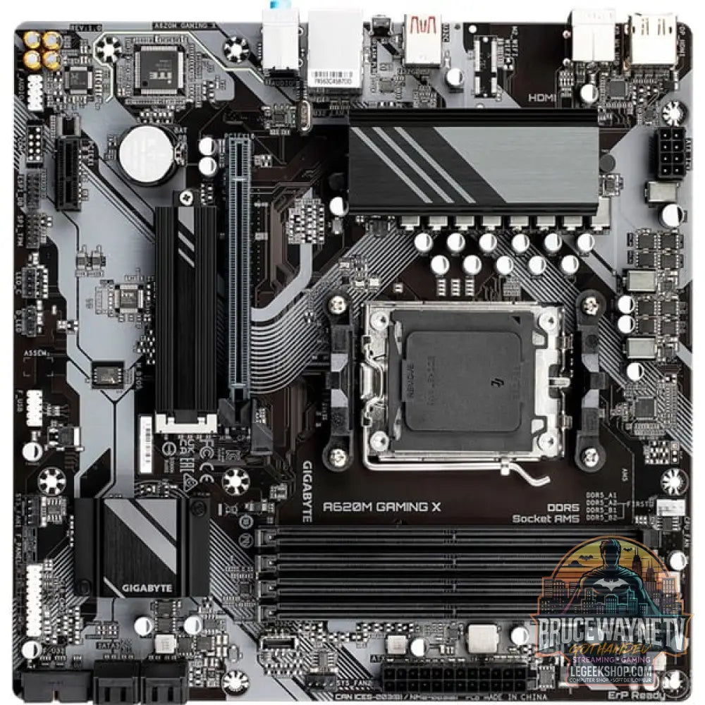 GIGABYTE A620M GAMING X, carte mère - GIGABYTE - vue 2