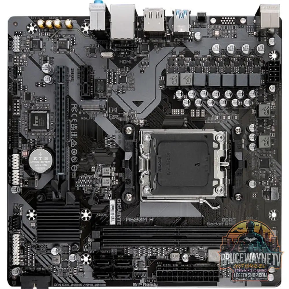 GIGABYTE A620M H, carte mère - GIGABYTE - vue 3