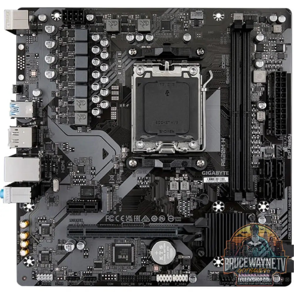 GIGABYTE A620M H, carte mère - GIGABYTE - vue 2