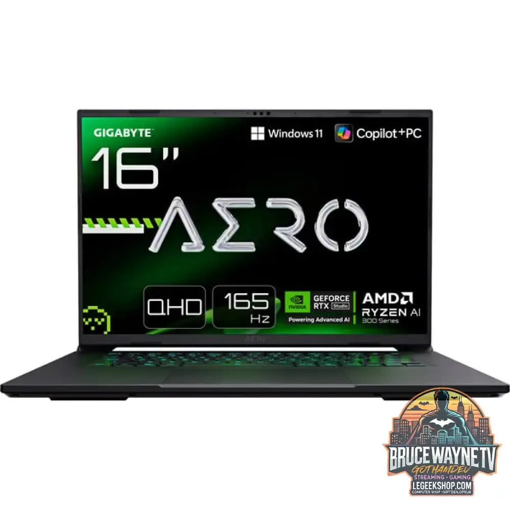 GIGABYTE AERO X16 1VH93DEC64AH, Gaming-Notebook - vue 2