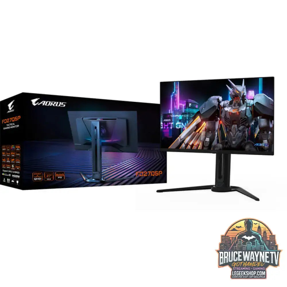 GIGABYTE AORUS FO27Q5P QD-OLED 27" QHD/WQHD QD-OLED 500 Hz - GIGABYTE - vue 8