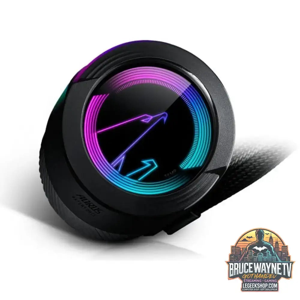 GIGABYTE AORUS WATERFORCE 280mm, Wasserkühlung schwarz - GIGABYTE - vue 4