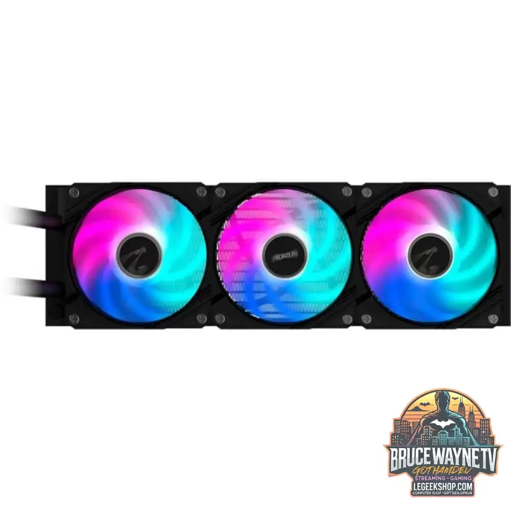GIGABYTE AORUS WATERFORCE II 360mm, Wasserkühlung schwarz - GIGABYTE - vue 2