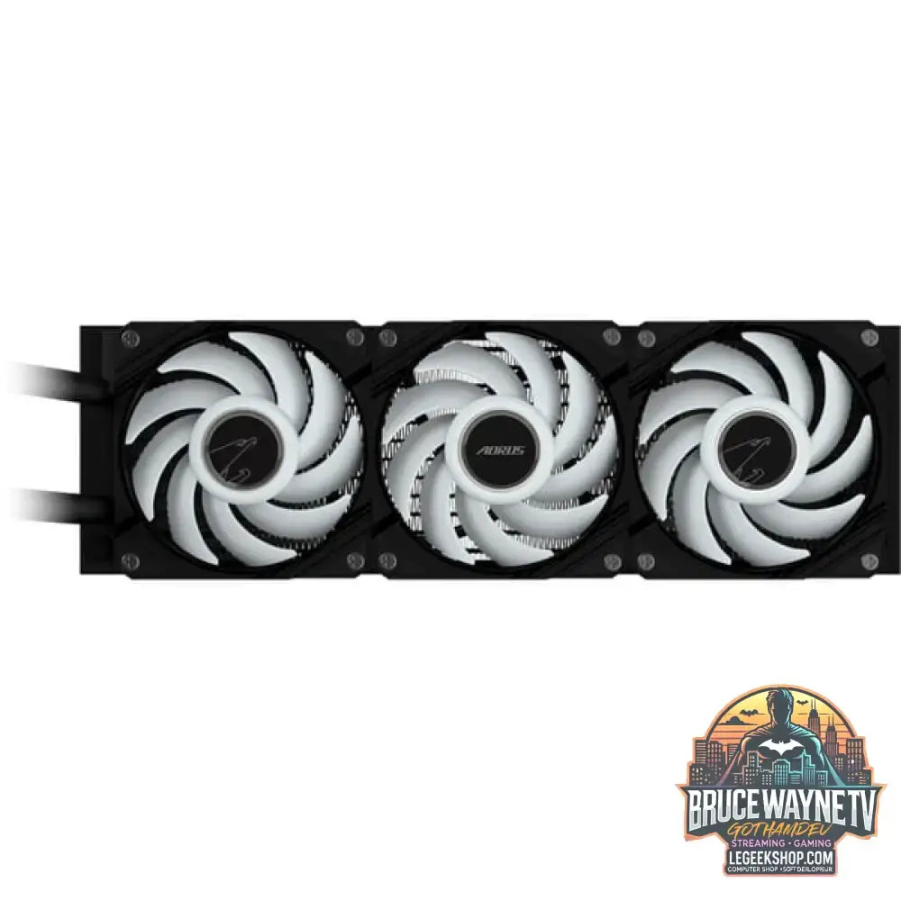 GIGABYTE AORUS WATERFORCE II 360mm, Wasserkühlung schwarz - GIGABYTE - vue 5