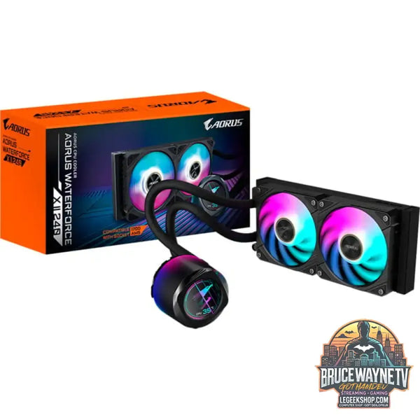 GIGABYTE AORUS WATERFORCE X II 240mm, Wasserkühlung schwarz - GIGABYTE