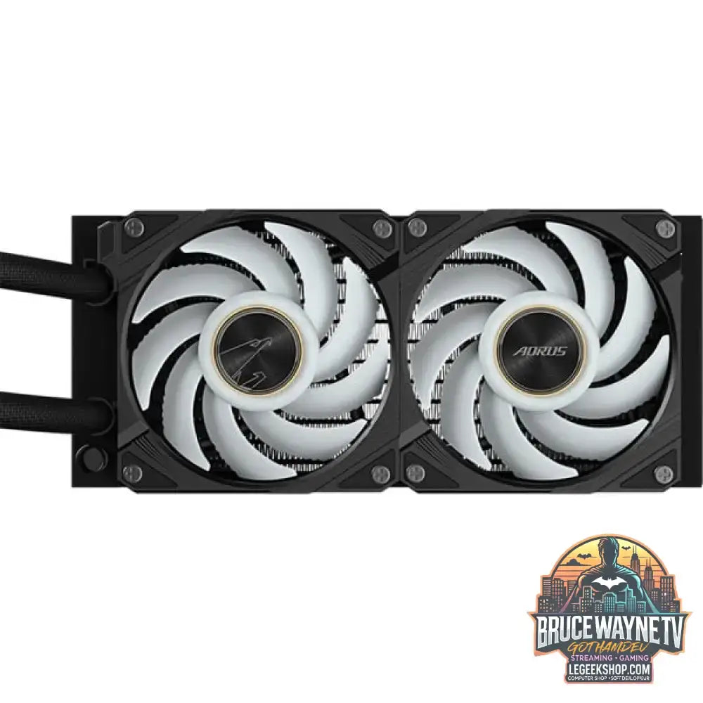 GIGABYTE AORUS WATERFORCE X II 240mm, Wasserkühlung schwarz - GIGABYTE - vue 5