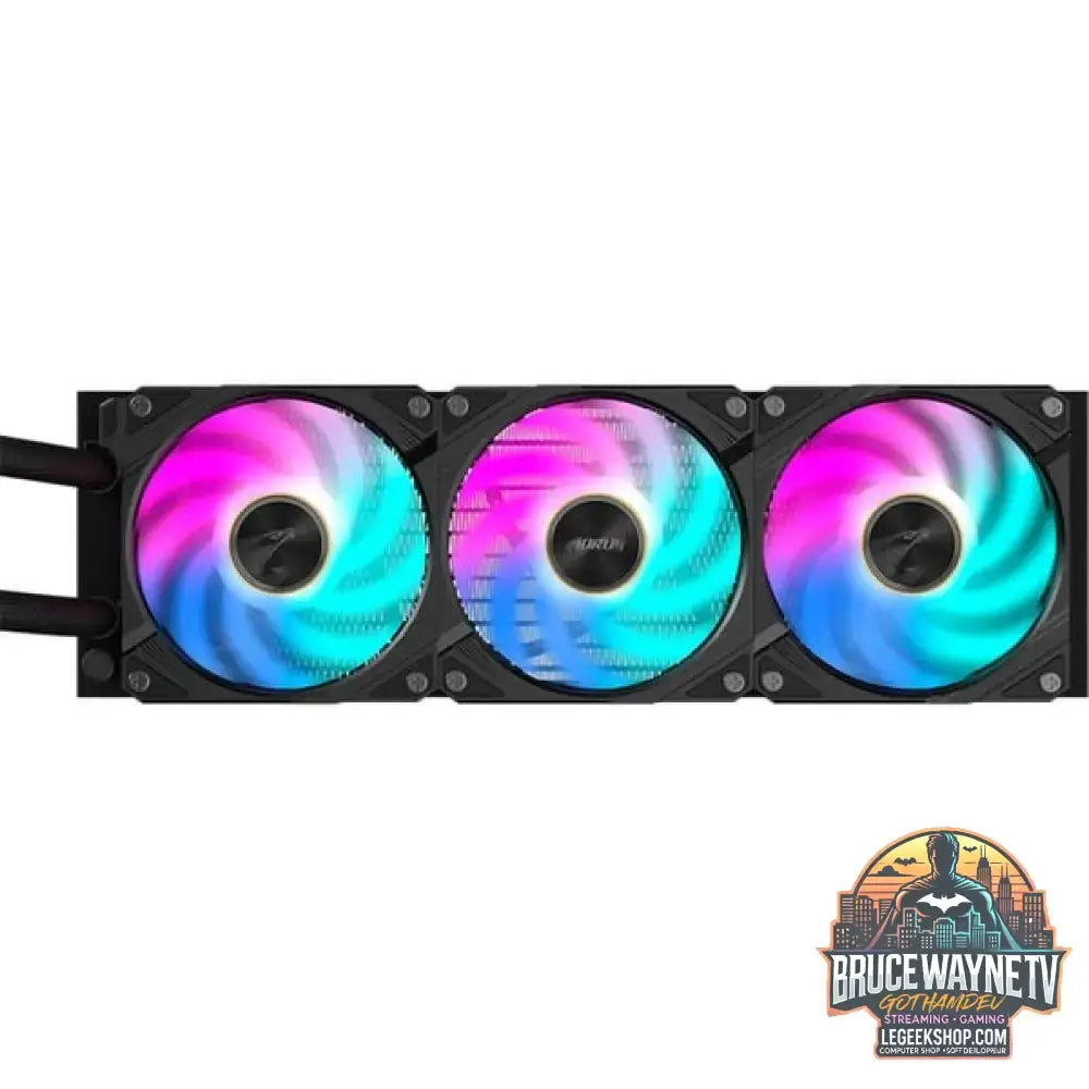 GIGABYTE AORUS WATERFORCE X II 360mm, Wasserkühlung schwarz - GIGABYTE - vue 2