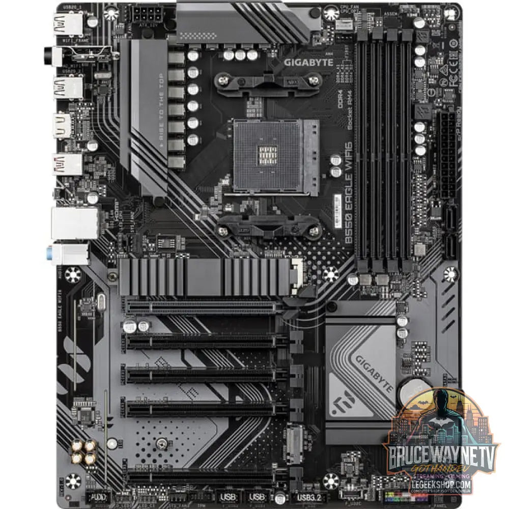 GIGABYTE B550 EAGLE WIFI6, carte mère - GIGABYTE - vue 3