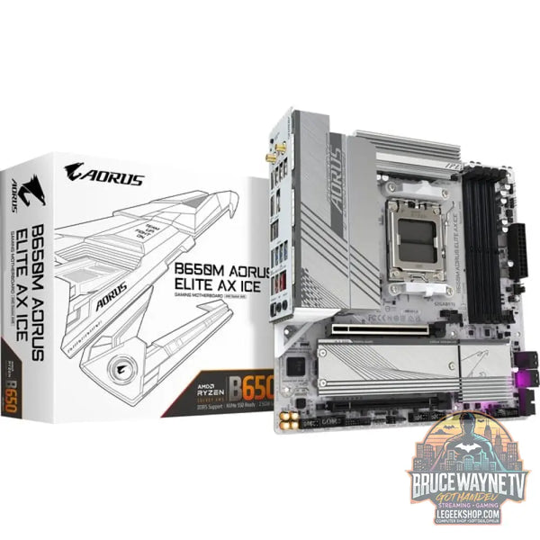 GIGABYTE B650M AORUS ELITE AX ICE, carte mère - GIGABYTE