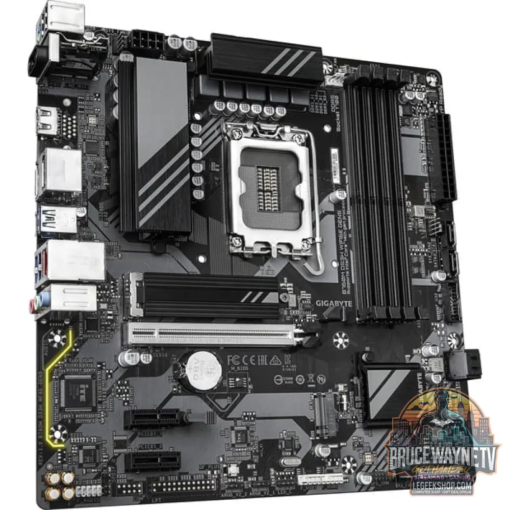 GIGABYTE B760M DS3H WIFI6E GEN5, carte mère - GIGABYTE - vue 3