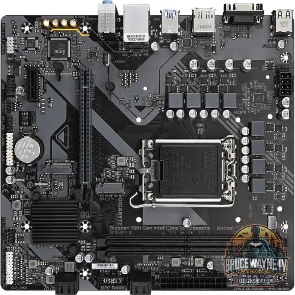 GIGABYTE B760M E, carte mère - GIGABYTE - vue 4
