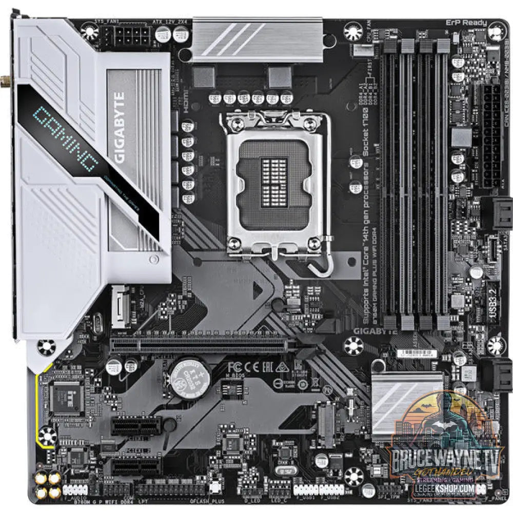 GIGABYTE B760M GAMING PLUS WIFI DDR4, carte mère - GIGABYTE - vue 3