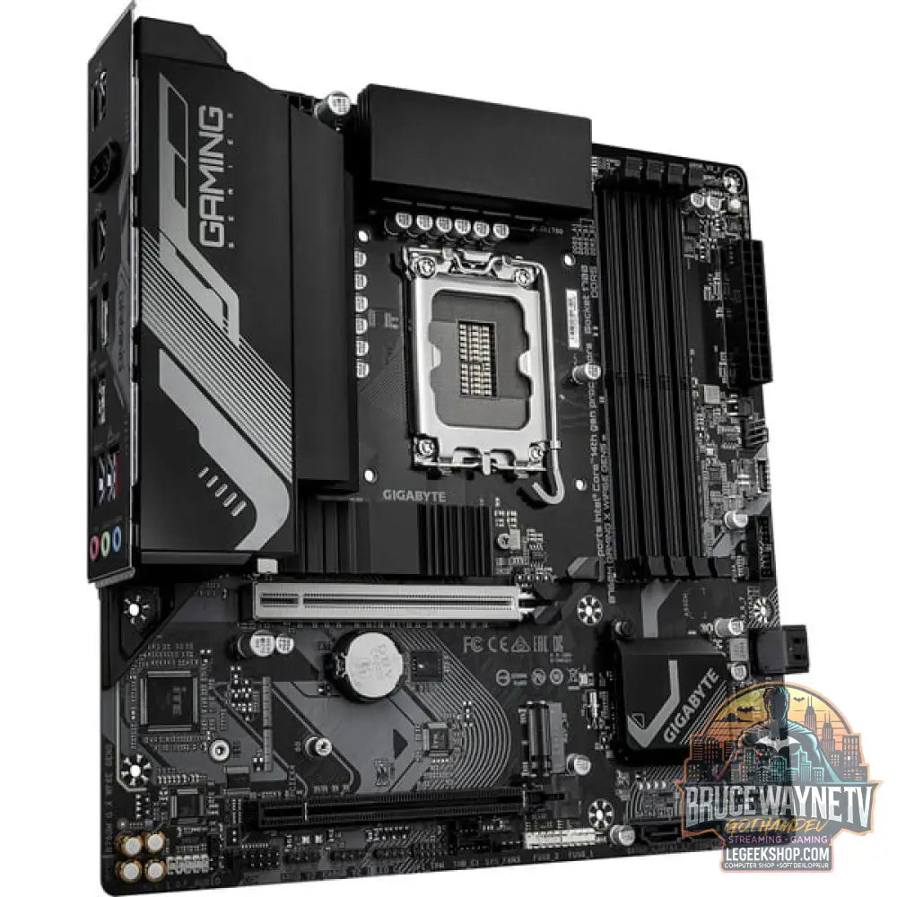GIGABYTE B760M GAMING X WIFI6E GEN5, carte mère - GIGABYTE - vue 3