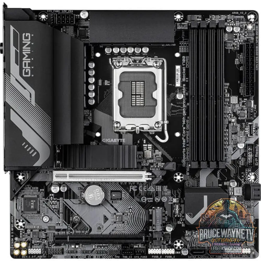 GIGABYTE B760M GAMING X WIFI6E GEN5, carte mère - GIGABYTE - vue 2