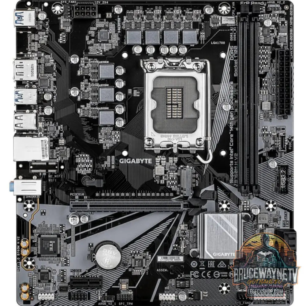 GIGABYTE B760M H V2, carte mère - GIGABYTE - vue 2
