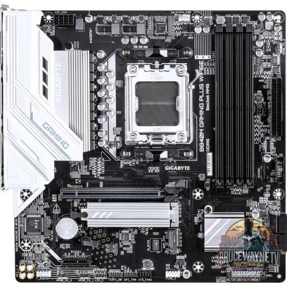 GIGABYTE B840M GAMING PLUS WIFI6E, carte mère - GIGABYTE - vue 3