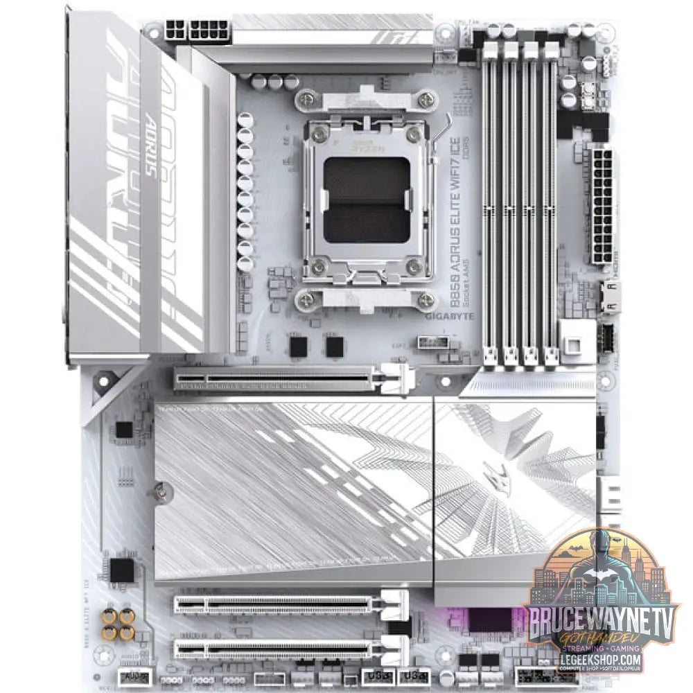 GIGABYTE B850 AORUS ELITE WiFi7 ICE, carte mère - GIGABYTE - vue 3