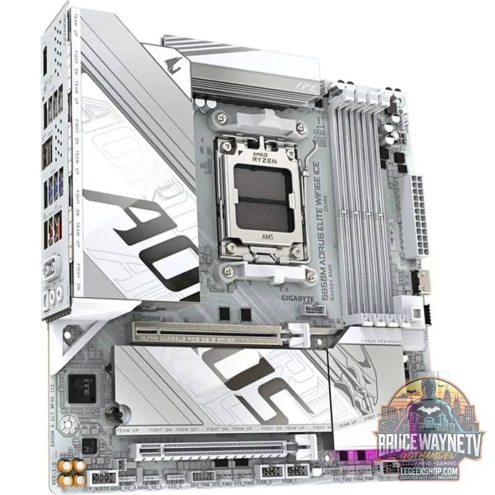 GIGABYTE B850M AORUS ELITE WIFI6E ICE, carte mère - GIGABYTE - vue 2