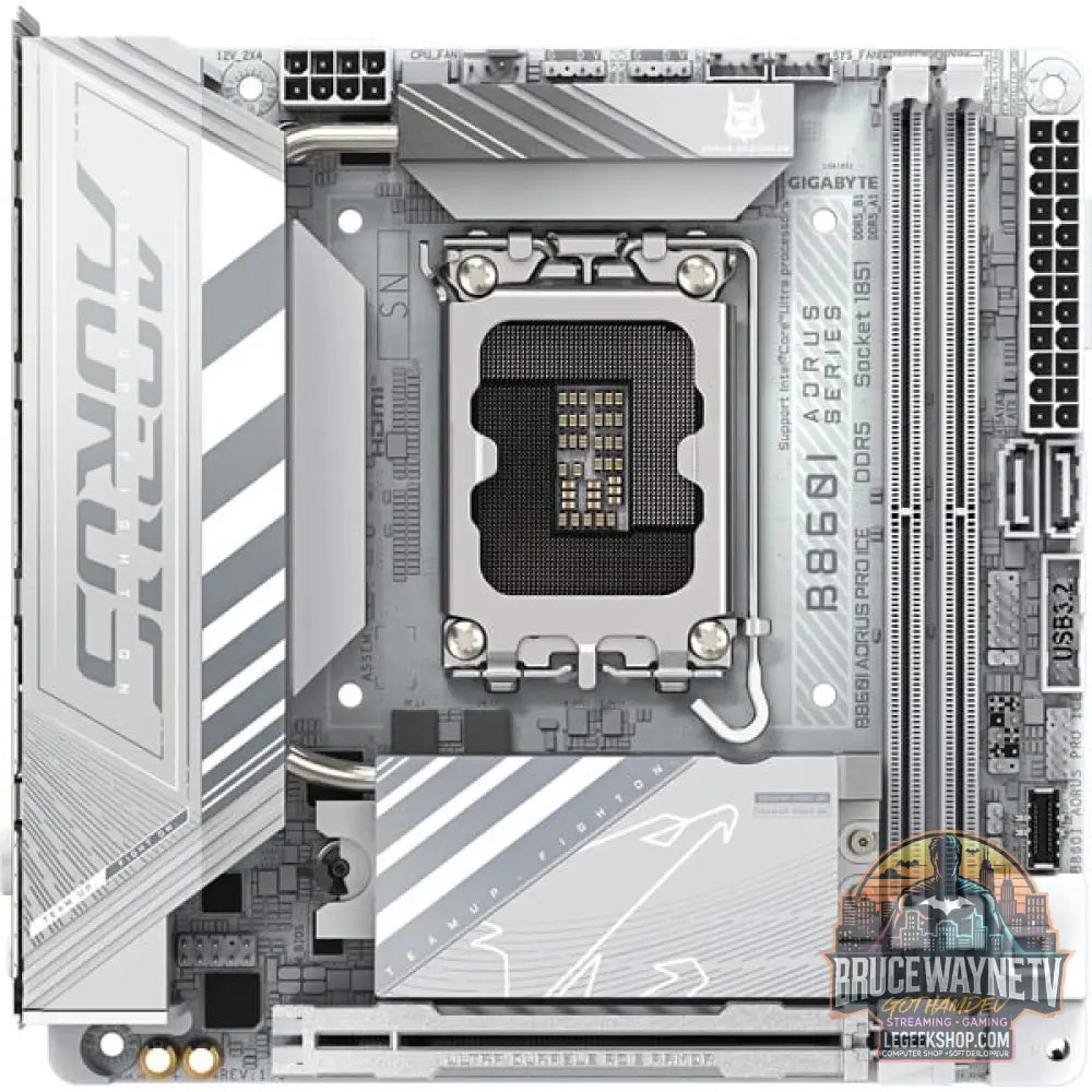 GIGABYTE B860I AORUS PRO ICE, carte mère - GIGABYTE - vue 3