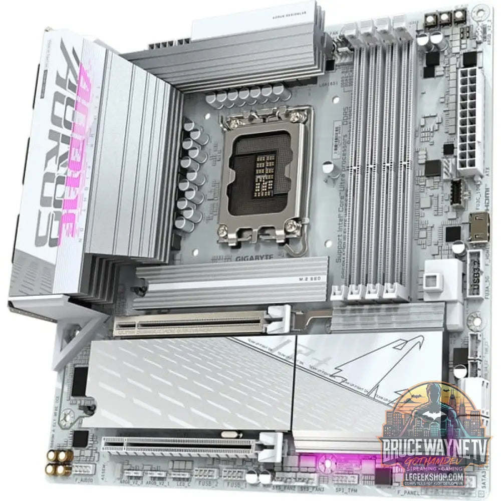 GIGABYTE B860M AORUS ELITE WIFI6E ICE, carte mère - GIGABYTE - vue 4