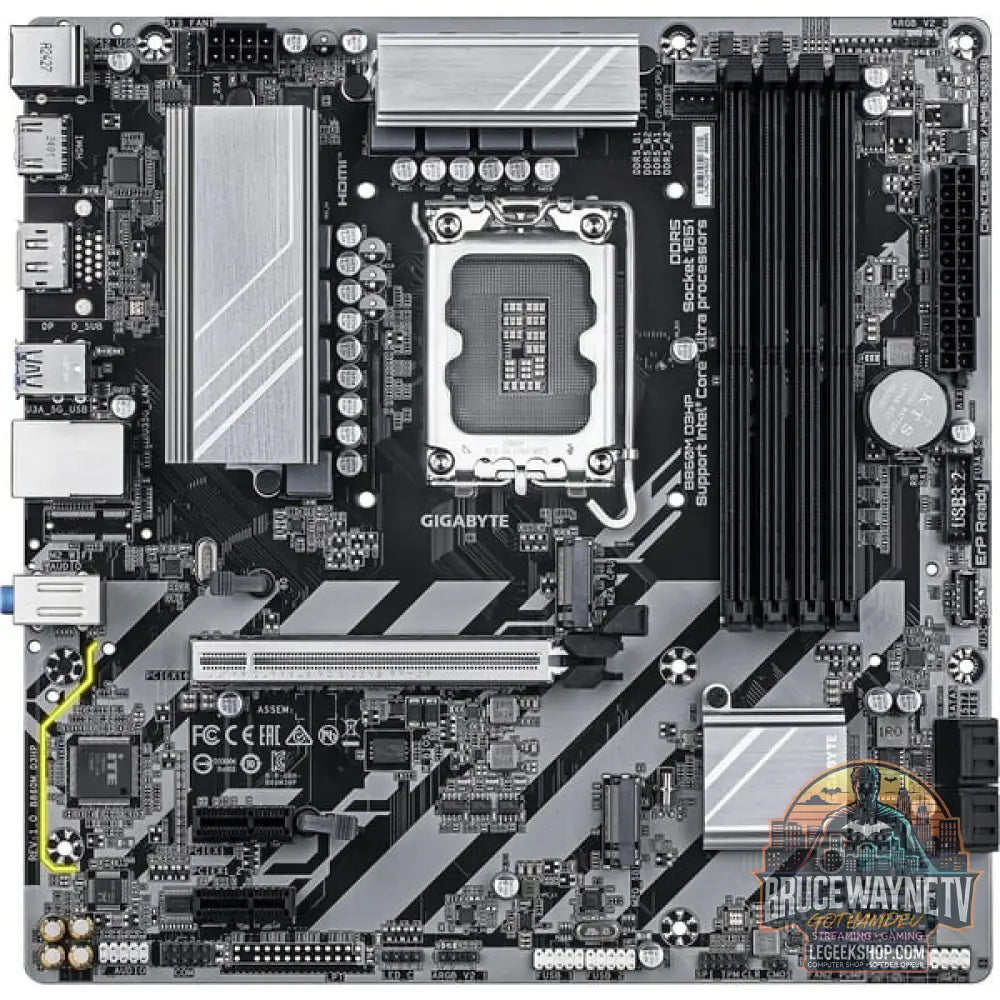GIGABYTE B860M D3HP, carte mère - GIGABYTE - vue 3